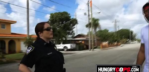  Two Busty Female Cops caught a Bad Thief